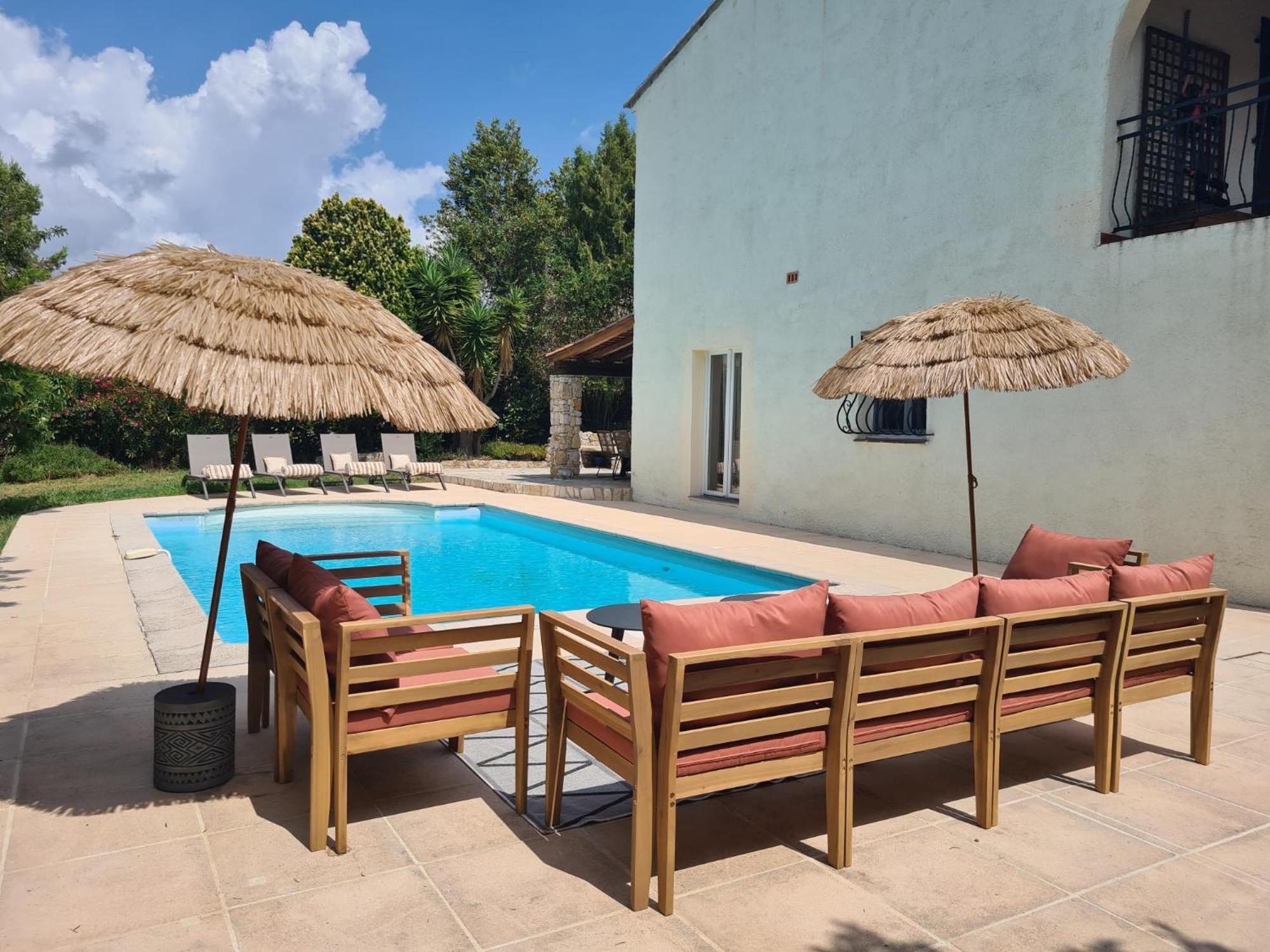 Belle Villa De Charme Avec Piscine Antibes Exterior foto